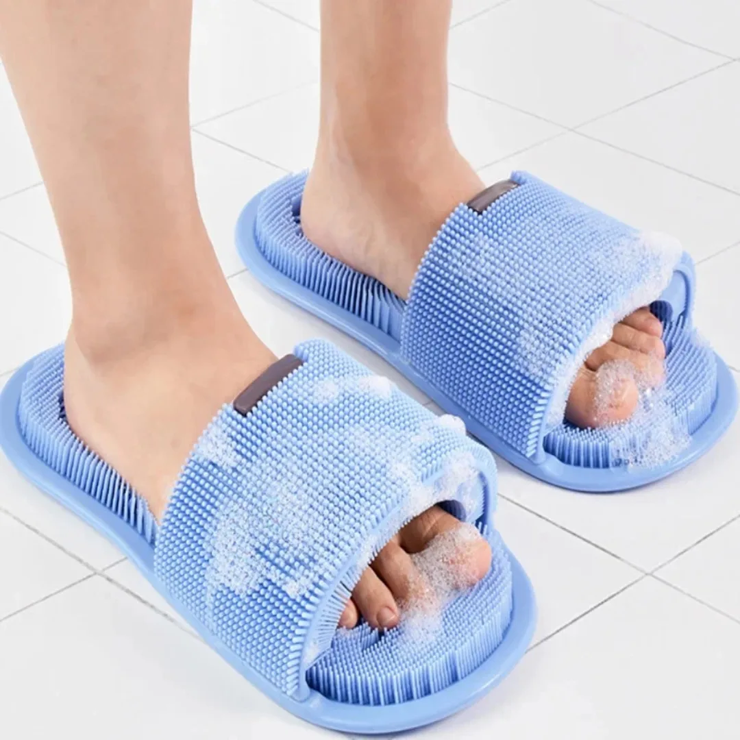 Flippers Swimming - Chinelos mágicos para lavagem de pés,