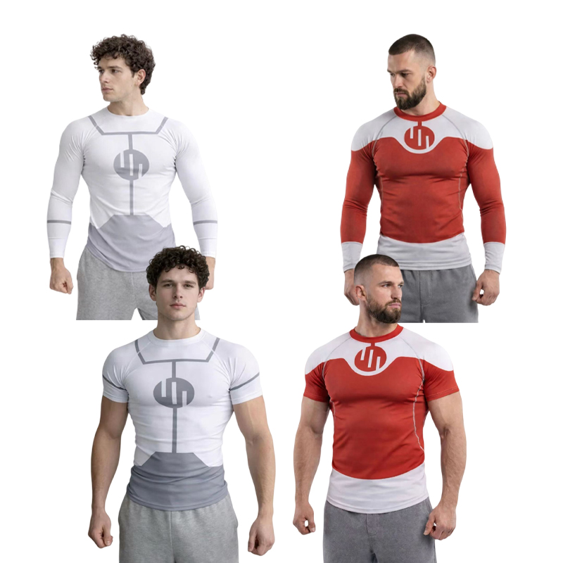Rash Guard - Camisa Rash Guard Invencível para Cosplay,
