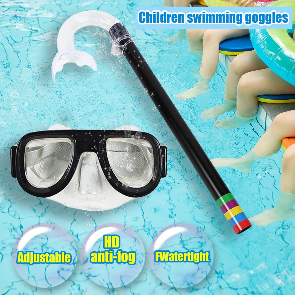 Verão crianças óculos de mergu - Snorkel Set avaliação e preço