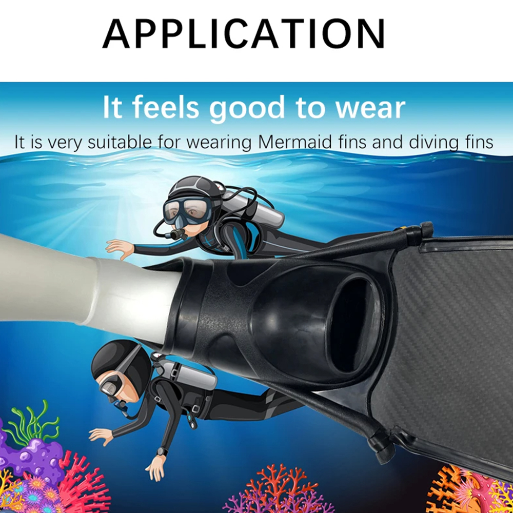 Meias de mergulho de silicone  - Swim Fins avaliação e preço