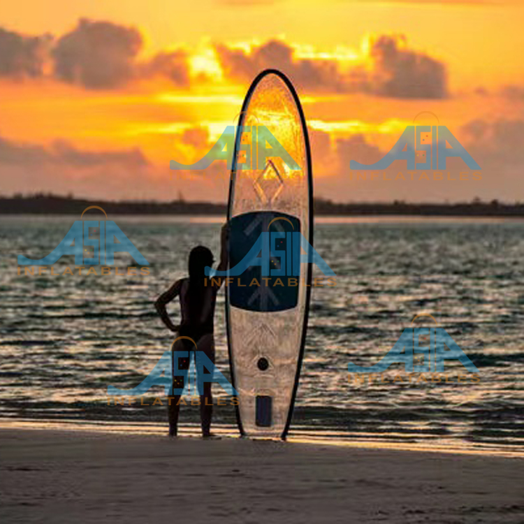 Sup inferior transparente cris - Surfboard Leash avaliação e preço
