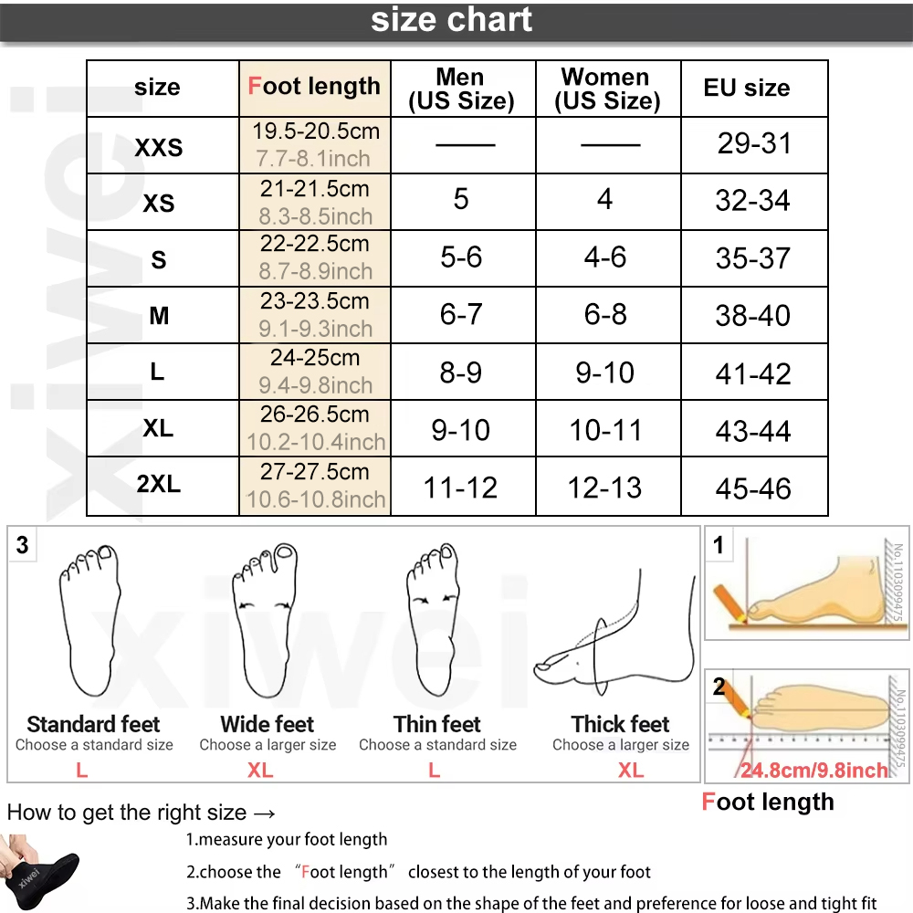 5mm meias de neoprene 3mm wets - Swim Fins avaliação e preço